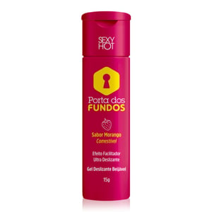 Porta Dos Fundos Gel Facilitador Anal Beijável 15g Sexy Hot