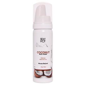 Coconut Body Kisses Mousse Beijável 66ml Sexy Hot