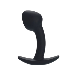 Plug Anal Curvado Em Silicone Tamanho P Vibe Toys