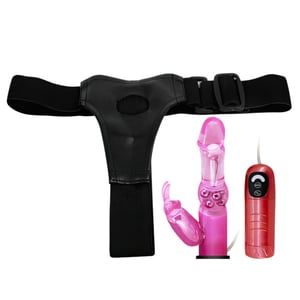 Cinta Com Vibrador Rotativo E Estimulador Clitoriano 7 Vibrações Vibe Toys