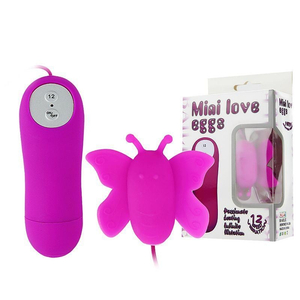 Vibrador Bullet Butterfly Mini Love Eggs 12 Vibrações Baile