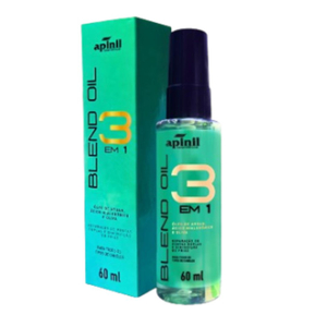 Blend Oil 3 Em 1 óleo Capilar Reparador 60 Ml Apinil