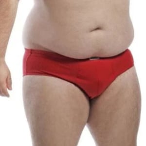 Cueca Slip Plus Size Lisa Em Algodão Nawes