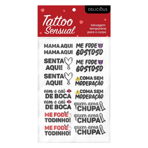 Tattoo Sensual Frases Ousadas Passa A Língua Delicious