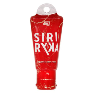 Siri Ryka Gel Excitante Feminino Beijável Esquenta Gela E Vibra Linha Diretas 18g Pepper Blend