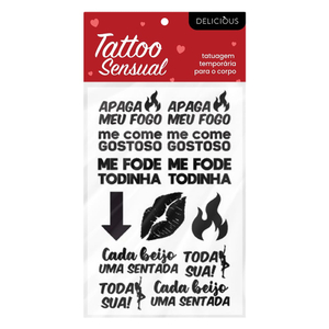 Tattoo Sensual Frases Ousadas Apaga Meu Fogo Delicious