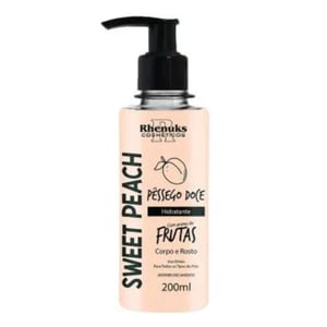 Loção Hidratante Corpo E Rosto Sweet Peach 200ml Rhenuks