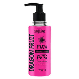 Sabonete Líquido Corpo E Rosto Dragon Fruit 200ml Rhenuks