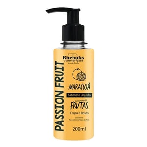 Sabonete Líquido Corpo E Rosto Passion Fruit 200ml Rhenuks