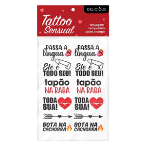 Tattoo Sensual Frases Ousadas Passa A Língua Delicious