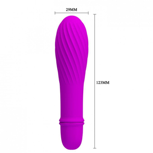 Vibrador Silicone Solomon 10 Vibrações Pretty Love