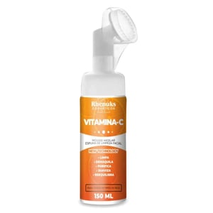 Mousse De Limpeza Facial Vitamina C 150ml Rhenuks Cosméticos