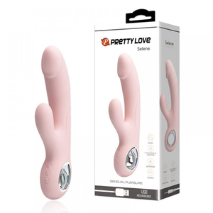 Vibrador Ponto G Com Glande Selene 7 Pulsações E 5 Vibrações Pretty Love