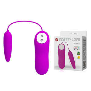 Cápsula Vibratória Harriet Controle Remoto Com Fio 12 Vibrações Pretty Love