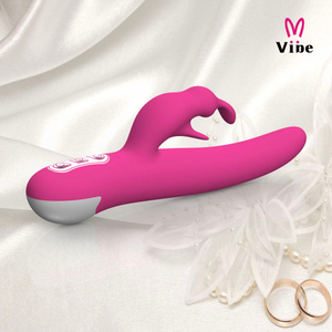 Vibrador Rabbit Rotativo Hammy Com Estimulador Clitoriano 7 Vibrações Vibe Toys