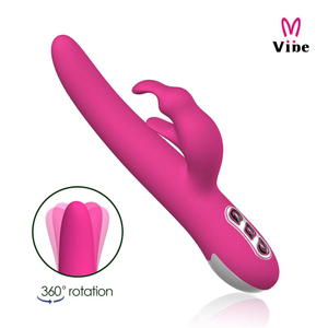 Vibrador Rabbit Rotativo Hammy Com Estimulador Clitoriano 7 Vibrações Vibe Toys