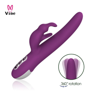 Vibrador Rabbit Rotativo Hammy Com Estimulador Clitoriano 7 Vibrações Vibe Toys