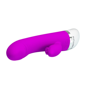 Vibrador Ponto G David Com Estimulador Clitoriano 30 Vibrações Pretty Love
