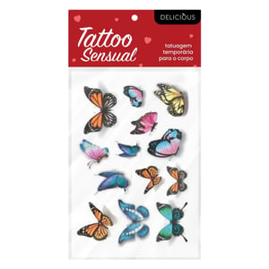 Tattoo Sensual Butterfly Colors Delicious