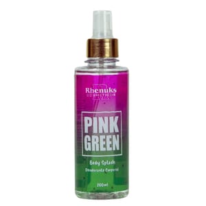 Body Splash Pink Green Desodorante Corporal 200ml Rhenuks