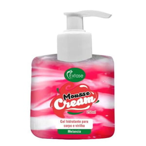 Mousse Cream Gel Hidratante Beijável Para Corpo E Virilha 250ml êxtase