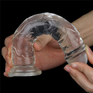 Pênis Realístico Em Jelly Com Ventosa 20 X 3,8 Cm Vibe Toys