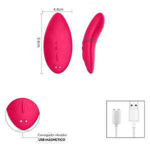 Vibrador De Calcinha Butterfly 9 Modos De Vibração App Controll