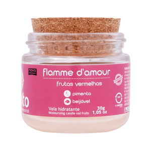 Flamme D Amour Vela Beijável 30g Santo Sexo