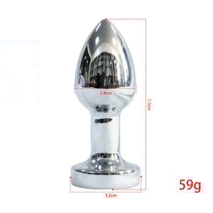 Plug Anal Em Aço 10 Modos De Vibração Com Controle Remoto Sem Fio Vibe Toys