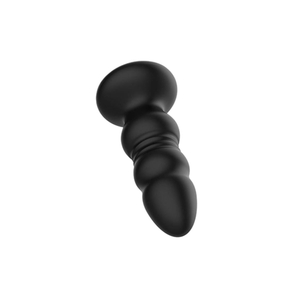 Plug Anal Escalonado Em Silicone Com Led 9 Modos De Vibração E Movimetos De Vai E Vem