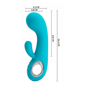 Vibrador Ponto G Duplo Valentine 7 Vibrações Pretty Love