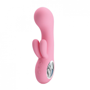 Vibrador Ponto G Duplo Valentine 7 Vibrações Pretty Love
