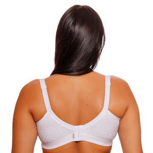 Sutiã Meia Taça Plus Size Redutor Em Jackard Com Bojo E Aro Nayane