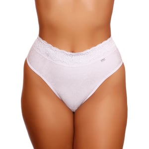 Calcinha Plus Size Fio Dental Duplo Cos Renda Nayane