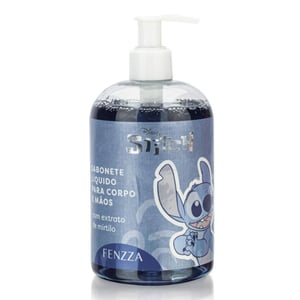 Sabonete Líquido Para Corpo E Mãos Stitch 500ml Fenzza