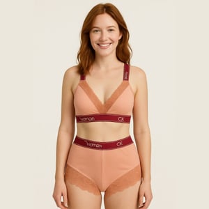 Conjunto Ck Woman Com Detalhes Em Renda Dy Girl