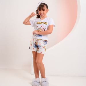 Pijama Conforto Infantil Minions E Gru Amável Moda íntima