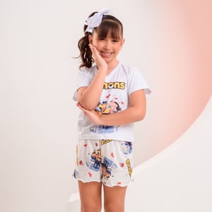Pijama Conforto Infantil Minions E Gru Amável Moda íntima