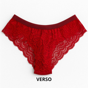 Calcinha Fio Dental Com Renda No Bumbum Mil Toques