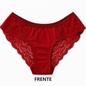 Calcinha Fio Dental Com Renda No Bumbum Mil Toques
