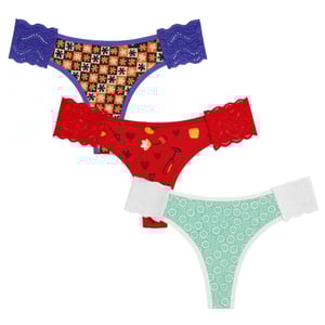 Calcinha Fio Dental Laura Com Renda Mil Toques