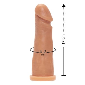 Prótese Realística Maciça 17 X 4,2cm êxtase