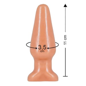 Plug Anal Médio 11 X 3,5cm Prazer & Cia