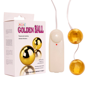 Bolinhas De Pompoar Multivelocidades Golden Balls Vibe Toys