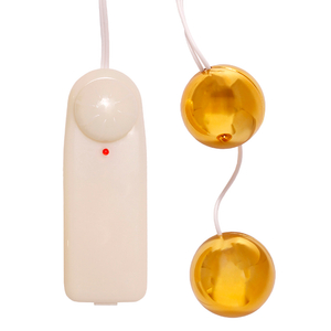 Bolinhas De Pompoar Multivelocidades Golden Balls Vibe Toys