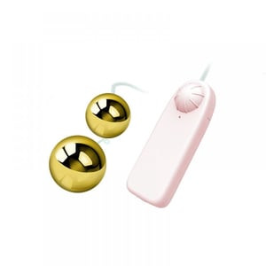 Bolinhas De Pompoar Multivelocidades Golden Balls Vibe Toys