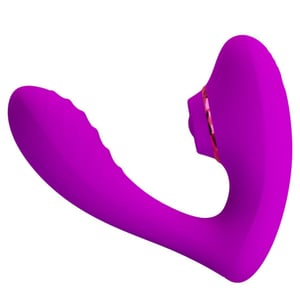 Estimulador Clitoriano Com Penetrador 7 Vibrações Nauty Pretty Love