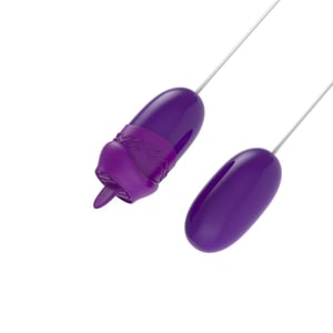Cápsula Vibratória Com Língua Duplo Estímulo Vibe Toys
