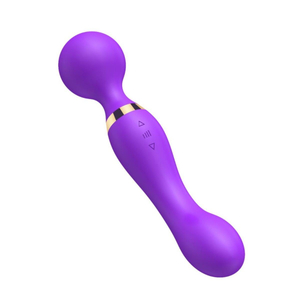Massageador Stick Dupla Estimulação 20 Vibrações E 8 Velocidades