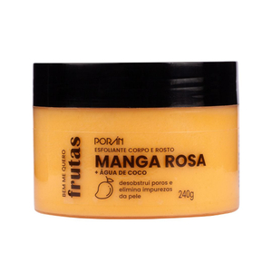 Esfoliante Corporal E Facial Linha Bem Me Quero Frutas 240g Porán Cosméticos